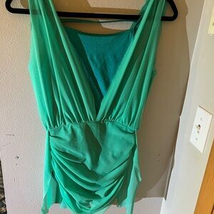 Balera SA Teal Sleeveless Dance Costume Used